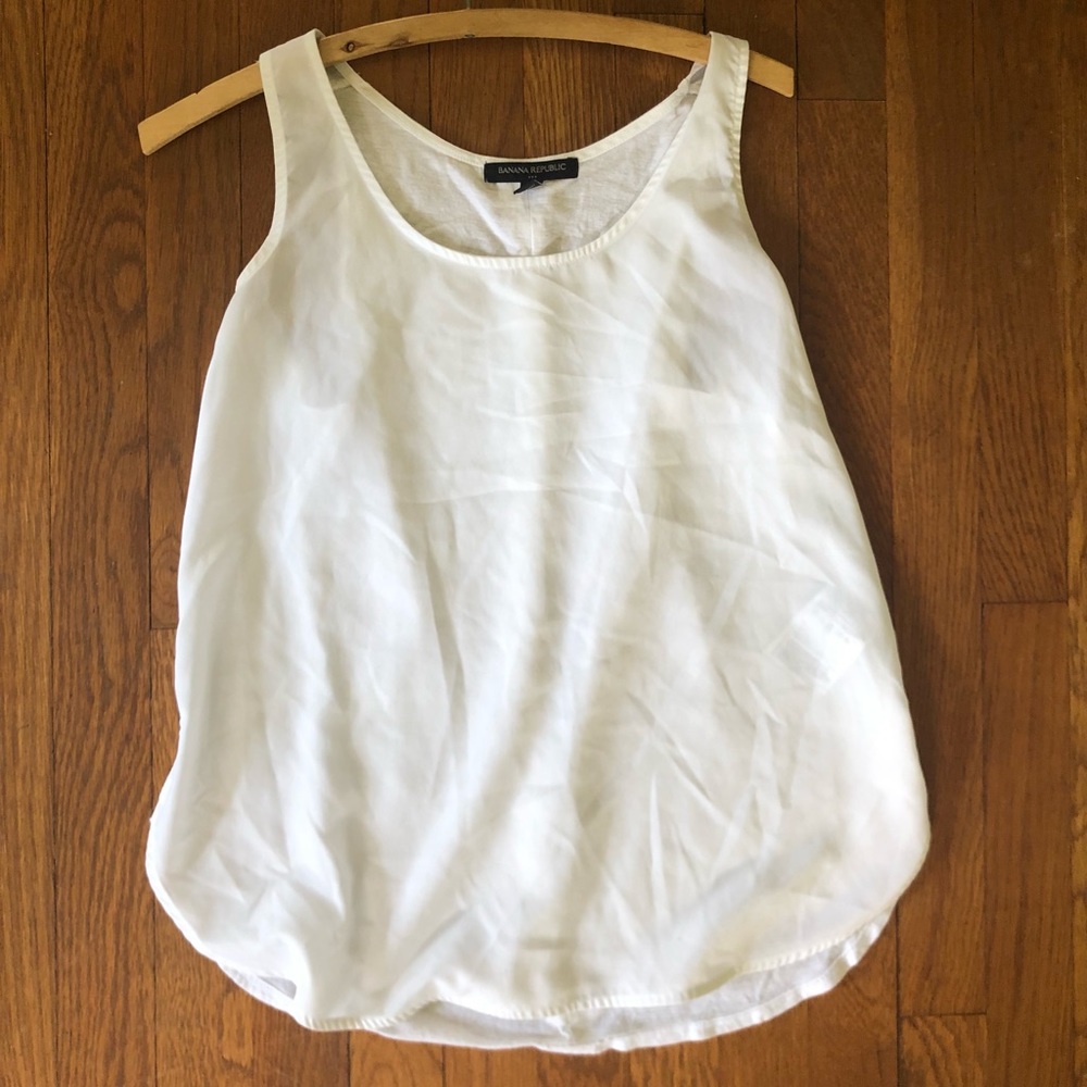 White Banana Republic Tank Top